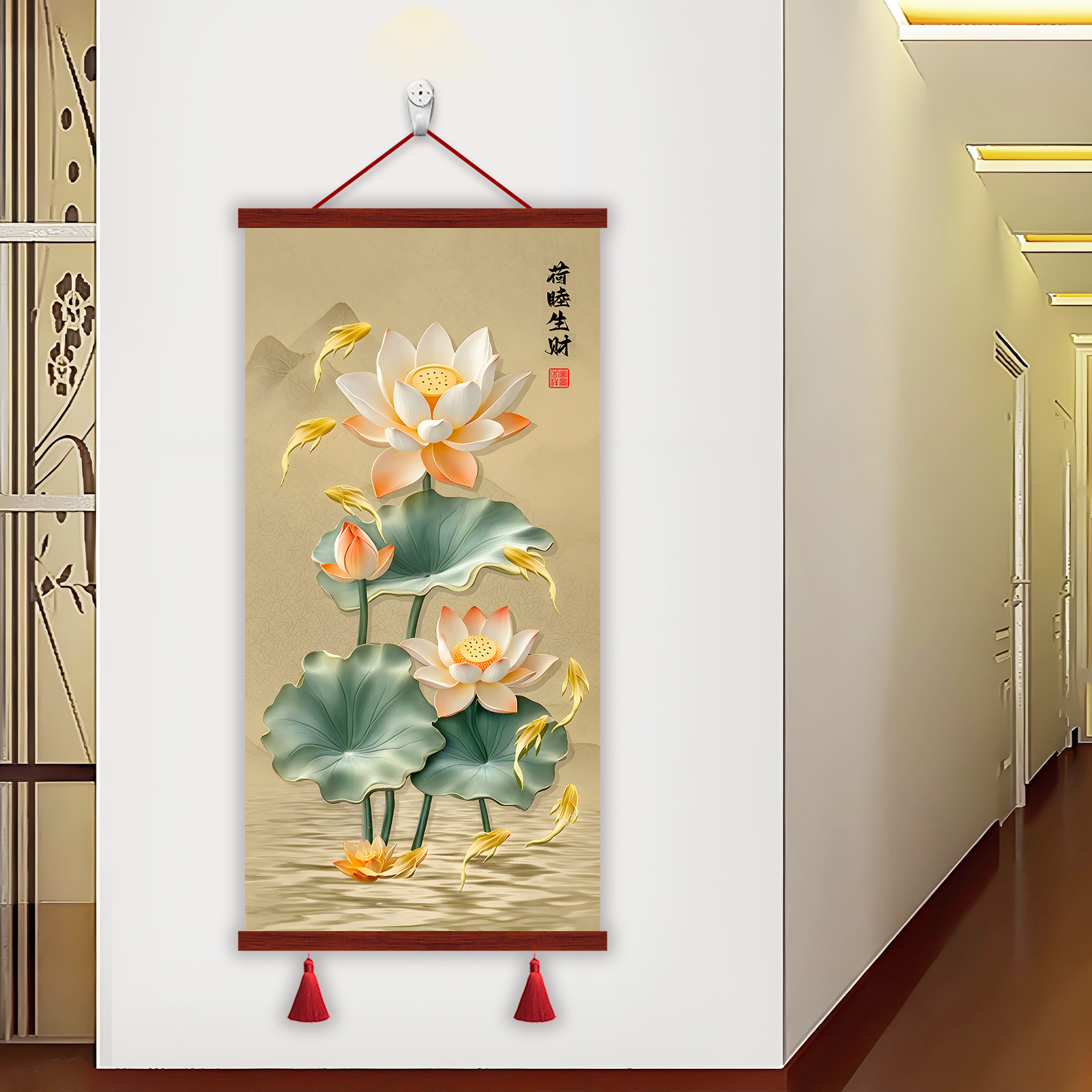 九鱼图竖版挂画-九鱼图竖版挂画促销价格、九鱼图竖版挂画品牌- 淘宝