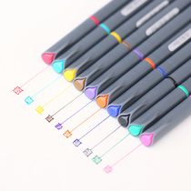 Art painting extremely fine color gapline pen stroke pen 0 38mm line drawing pen watercolor pen 10 color set new product