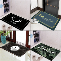 Nordic wind door mat entrance door mat mat foot mat entrance door bedroom kitchen bathroom bathroom water absorbent non-slip mat