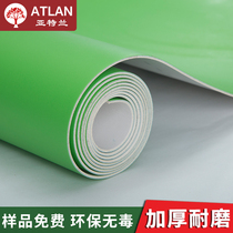 Engineering leather thickened wear-resistant waterproof kindergarten floor pvc plastic floor leather Solid color commercial floor rubber pad Non-slip