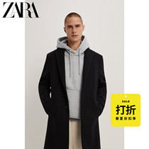 ZARA discount season] Mens comfortable version of the fabric medium long coat jacket 05070350800