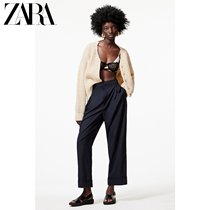 ZARA early autumn new womens pleated pants 08119244422