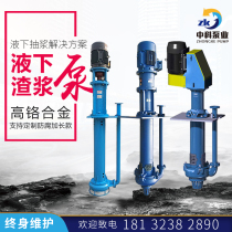 Liquid slurry pump Sewage septic tank sewage pump Corrosion resistance wear-resistant belt reamer silt dredging vertical mud pump
