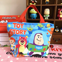 Toy Story Buss three-eyed cute cartoon lunch bag student lunch bag zipper Hand bag