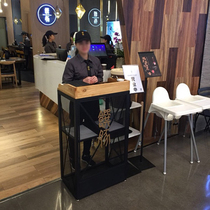 Welcome station restaurant reception lead Station Creative Shopping Guide Table restaurant entrance concierge desk small welcome table