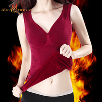 Spring and summer plastic body warm vest woman-style meme thickening and velvety waistcoat with chest cushion plastic-shaped display slim waist underwear