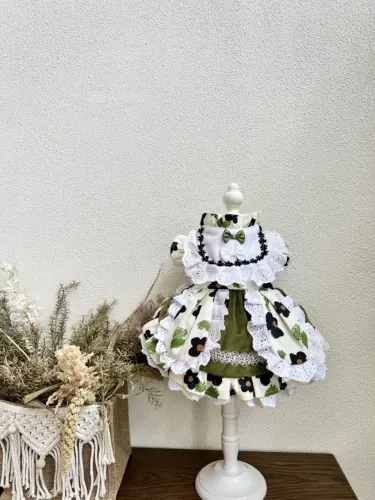 Одежда для собак, кошек, домашних животных, бархатные цветы, милый плюшевый мишка, бишон, померанский шпиц, одежда для маленьких собак, осенняя и зимняя одежда.