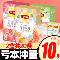 Lipton Fruit Tea White Peach Oolong Tea Jasmine Tea Bag Fruit Juice Powder Ice Tea Powder Drinking Fruit Tea Powder Cold Tea
