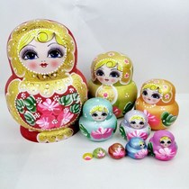 Russian Round belly eco-friendly bronzing home furnishing festive gifts Tourist Souvenirs 100 floors S
