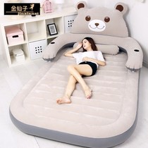 Inflatable Bed Children Cartoon Cute Sofa Inflatable Mattress Cute Cartoon Single Double Home Bedroom Air Cushion