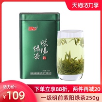 New tea spot Mingqian green tea 2021 New Tea Ziyang selenium-rich tea producing area Alpine cloud spring tea first class 250g