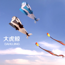 Weifang kite New large high-grade three-dimensional killer whale kite How to fly easy to fly adult new whale soft kite