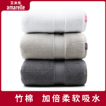 Five-star hotel bath towel Mens and womens household non-pure cotton adult increase towel Water absorption quick-drying thickened couple towel