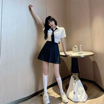 2021 summer SPA health hall beautician pedicure shop Mid-sleeve overalls Womens foot bath technician clothing quality suit