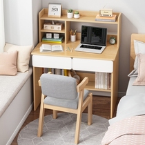 60 80 long high school students desk chair set bookshelf combination writing desk girl bedroom simple ins students