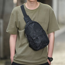 Mens chest bag Leisure pockets Tide Cards Single Shoulder Bag Sports Bag Mini Satchel Satchel satchel Canvas Backpack Man Bag