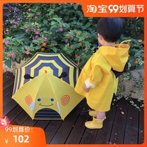 Baby children raincoat girls boys kindergarten children children poncho 2-6 years old dinosaur school protective rain gear