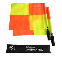  Football referee Side flag flag flag referee Football patrol flag command flag flag referee equipment Football training equipment
