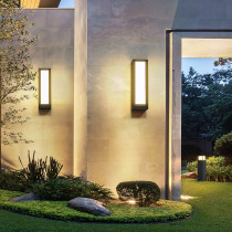 Solar Wall Lamp Outdoor Patio Balcony Wall Lamp Villa Gate Lamp Stairs Aisle Waterproof External Wall Strip Wall Lamp
