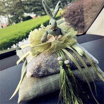 Car fragrant new car besides formaldehyde Peculiar Smell Fragrant Bag Pendulum of Activated Carbon Dry Flowers On-board Decoration Bamboo Charcoal Bag