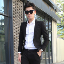 Casual suit suit mens Korean version of the trend slim business dress handsome top Wedding small suit mens coat
