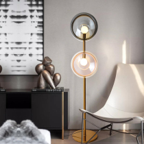 Postmodern simple living room floor lamp Nordic designer creative study bedroom sofa hotel floor lamp