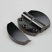 Public toilet Toilet partition door hinge hardware automatic closing stainless steel thickened flat door hinge