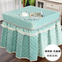 Winter electric stove cover fire stove quilt thickened electric heater Table Set Square electric oven tablecloth cover
