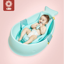 Hong Kong Yaqin baby bathtub Small newborn toddler child large bath can sit and lie non-slip baby bath basin