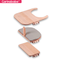 Carinababe growth dining chair accessories solid wood beech wood non-lacquered vegetable oil Nordic style minimalist