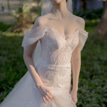 (Chu Ji)French main wedding dress 202021 new bride niche design high-end tulle dress small child