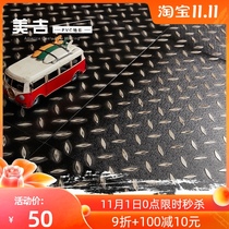 Commercial steel plate grain double wear-resistant stone plastic pvc floor glue gym non-slip plastic garage floor glue