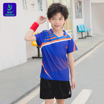Jingmai childrens badminton suit set Boys table tennis quick-drying sportswear girls training uniforms tennis uniforms summer