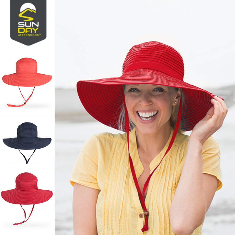 Sunday Afternoons Hat Female Summer Sunshade Outdoor Sunscreen Cap Corner Shade Face Fashion Sunhat