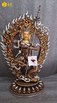 Nepali boutique red copper-silver painted Kumgang Mother Buddha Dojipam King Kong Yoga Mother Buddha