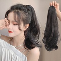 Grip High Horsetail Wig female pear flower curly hair natural short Fake Horsetail Emulation Hair Braid Wig Tail ponytail