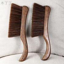 Chicken wing wood household sweeping bed brush soft hair Bedroom bed brush large long handle brush cleaning brush artifact
