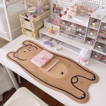 Mouse pad female super large ins Wind desk student desktop writing learning computer table pad cute desk cushion
