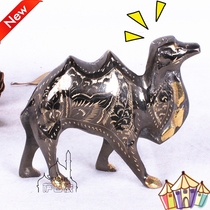 Pakistan bronze carved copper camel copper brake ornaments Western restaurant Camel ornaments Bimodal camel