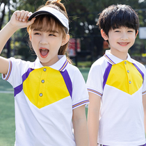 Kindergarten garden clothes Summer clothes Pure cotton short-sleeved suit Primary school uniform Summer Chinese sports childrens activity class clothes