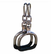  Ring fitness pull-up exercise 304 stainless steel solid ring horizontal bar lanyard Adult childrens ring