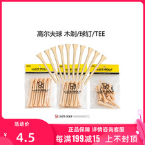 Golf nails Wooden ladder Wooden nails tee tee with wooden ball nails ring round head golf tee
