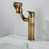 European all-copper antique faucet wash basin hot and cold basin washbasin toilet basin faucet retro light luxury