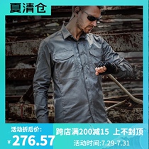 Eagle claw action new hunter cotton tactical functional shirt mens military fans outdoor slim training top