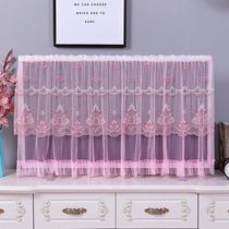  TV cover does not take desktop hanging universal LCD TV dust cover Lace TV cover TV cover cloth