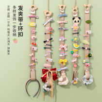 Childrens Hair Ornament Storage box baby hairpin band hairclip tou sheng storage with Hairband rubber band headdress jewelry box