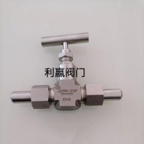 J23W needle type valve high temperature high pressure J21W external thread welding stop valve 304 stainless steel meter valve secondary door
