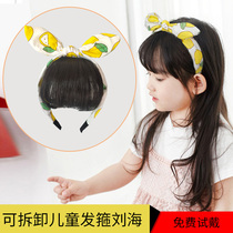 Children's hairband neat bangs detachable wig head curtain air light simulation invisible hair photo travel accessories