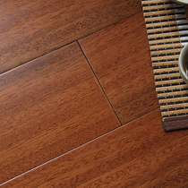 Log pure solid wood floor heat resistant floor heating lock buckle free keel home bedroom environmentally friendly wear-resistant factory direct sales