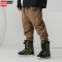 2021 Nan En NANDN bunch leg ski pants Waterproof warm legs slim ski pants wear-resistant breathable Korea Korea